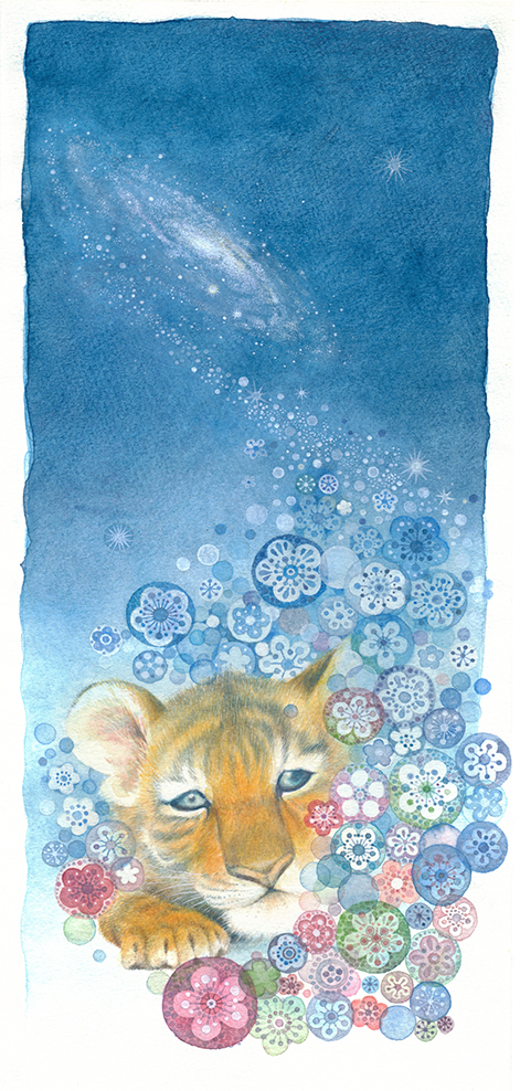 子虎,銀河,梅,宇宙,寅年