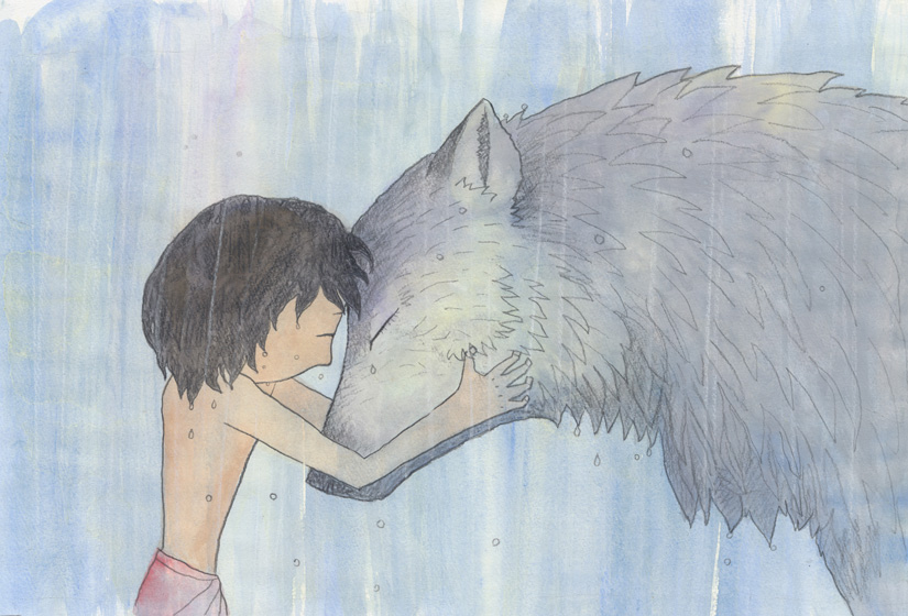 モーグリ,オオカミ,ルーリ,ラクシャ,雨